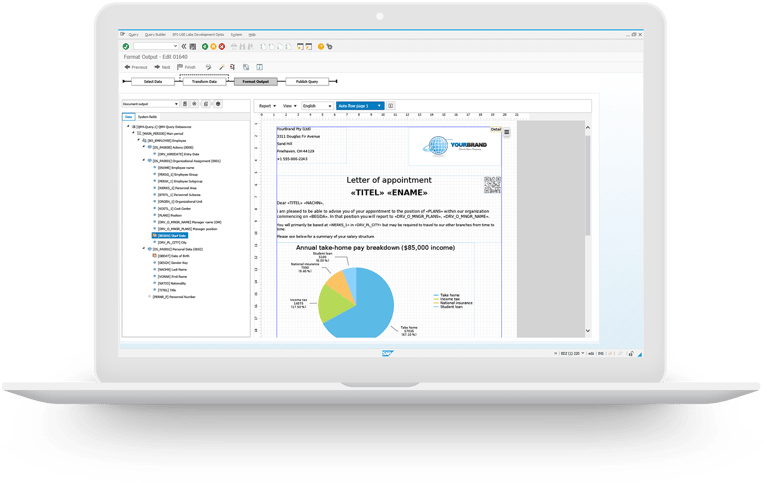 Professional communication with Document Builder
